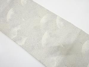 アンティーク　菊青海波模様織り出し袋帯（材料）